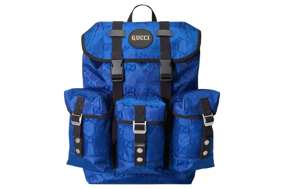 Pre-owned Gucci Off The Grid Backpack Blue