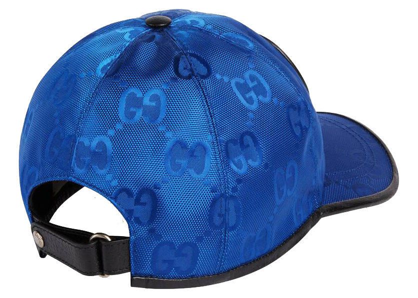 Gorra de béisbol Gucci Off The Grid en azul in Econyl Nylon with