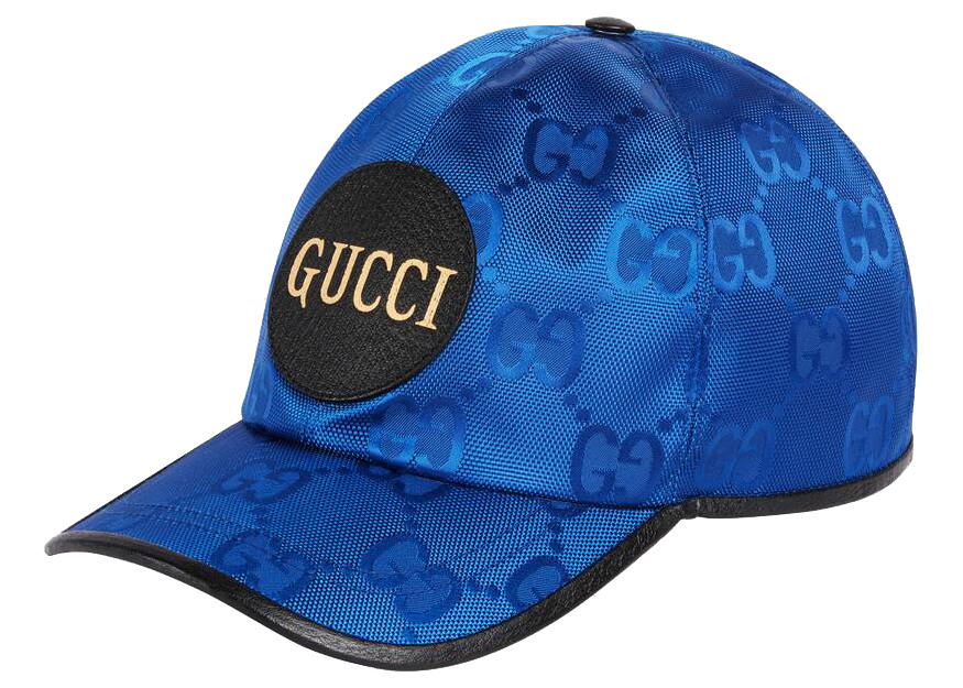 Gucci Off The Grid Baseball Hat Blue in Econyl Nylon with 