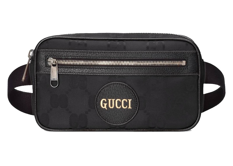 Gucci Off The Grid Belt Bag Black in Nylon with Palladium tone US