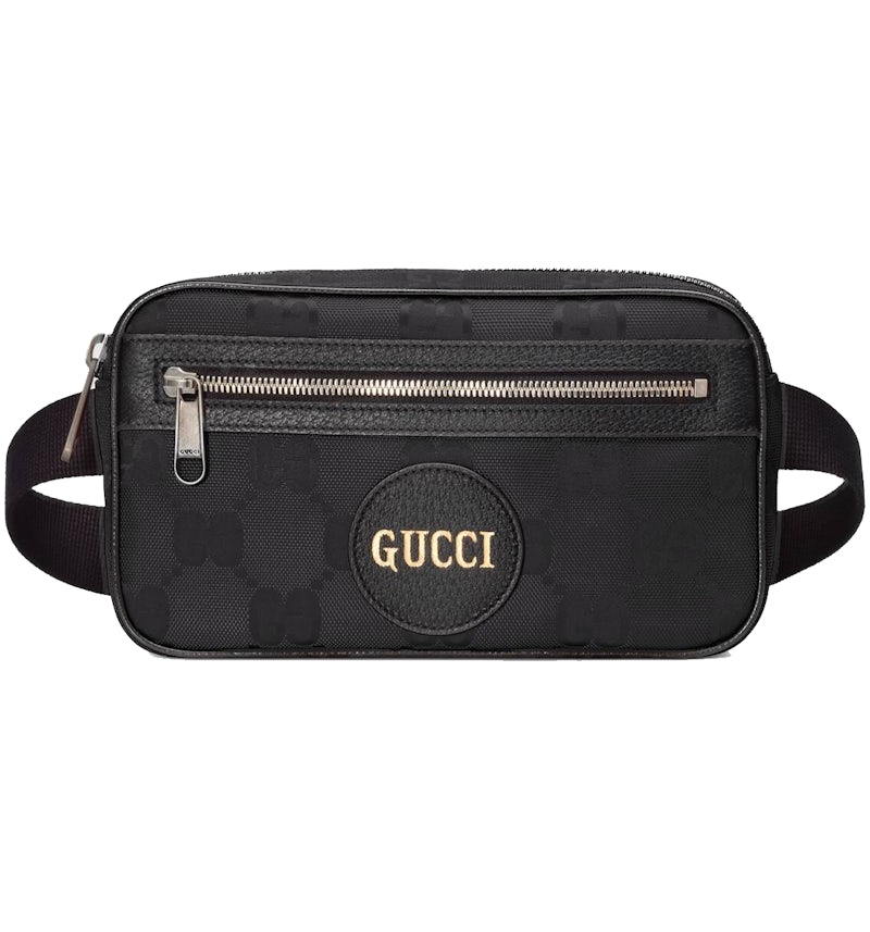 Gucci Off The Grid Belt Bag Black in Nylon with Palladium-tone US