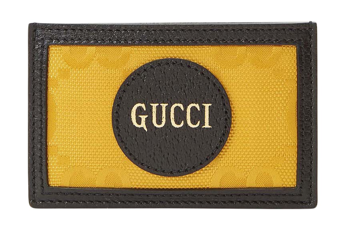 Pre-owned Gucci Off The Grid Cardholder Yellow