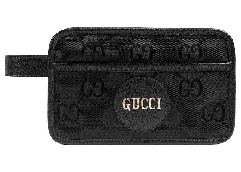 Gucci Off The Grid Cosmetic Case Black in Econyl Nylon with