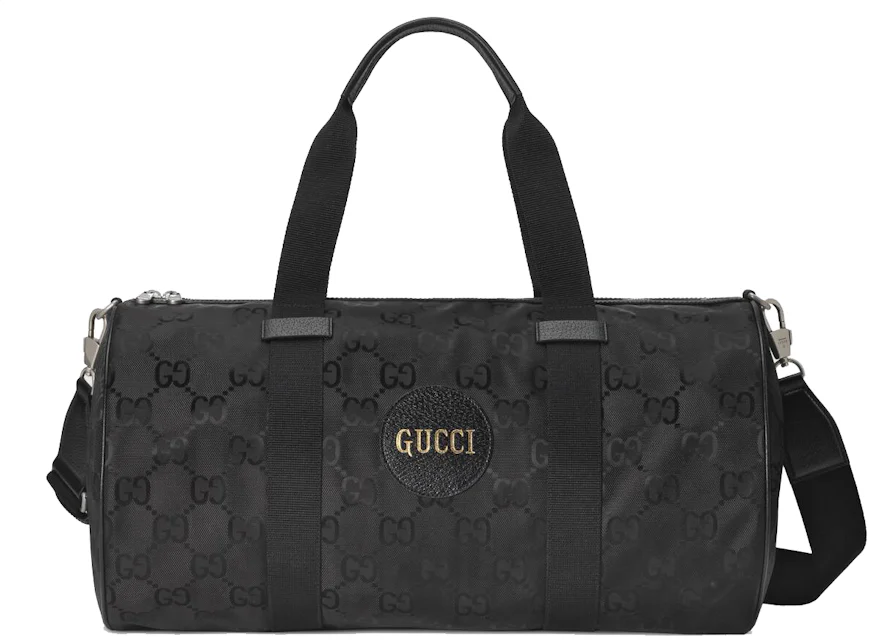 Gucci Off The Grid Duffle Bag Medium Black in Econyl Nylon with ...