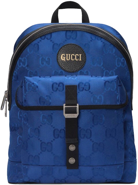 Gucci Off The Grid GG Nylon Backpack Bag in Black