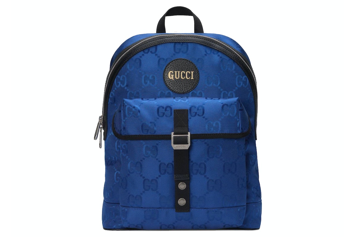 Pre-owned Gucci Off The Grid Gg Backpack Blue