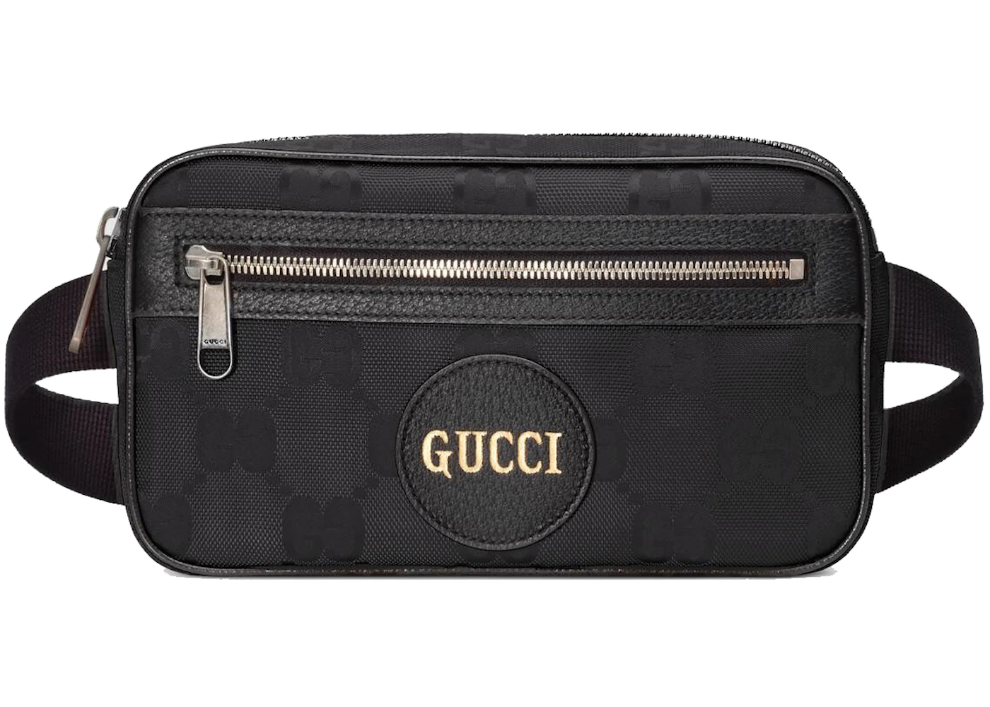 Gucci Off The Grid GG Sac banane Noir with Palladium-tone de la