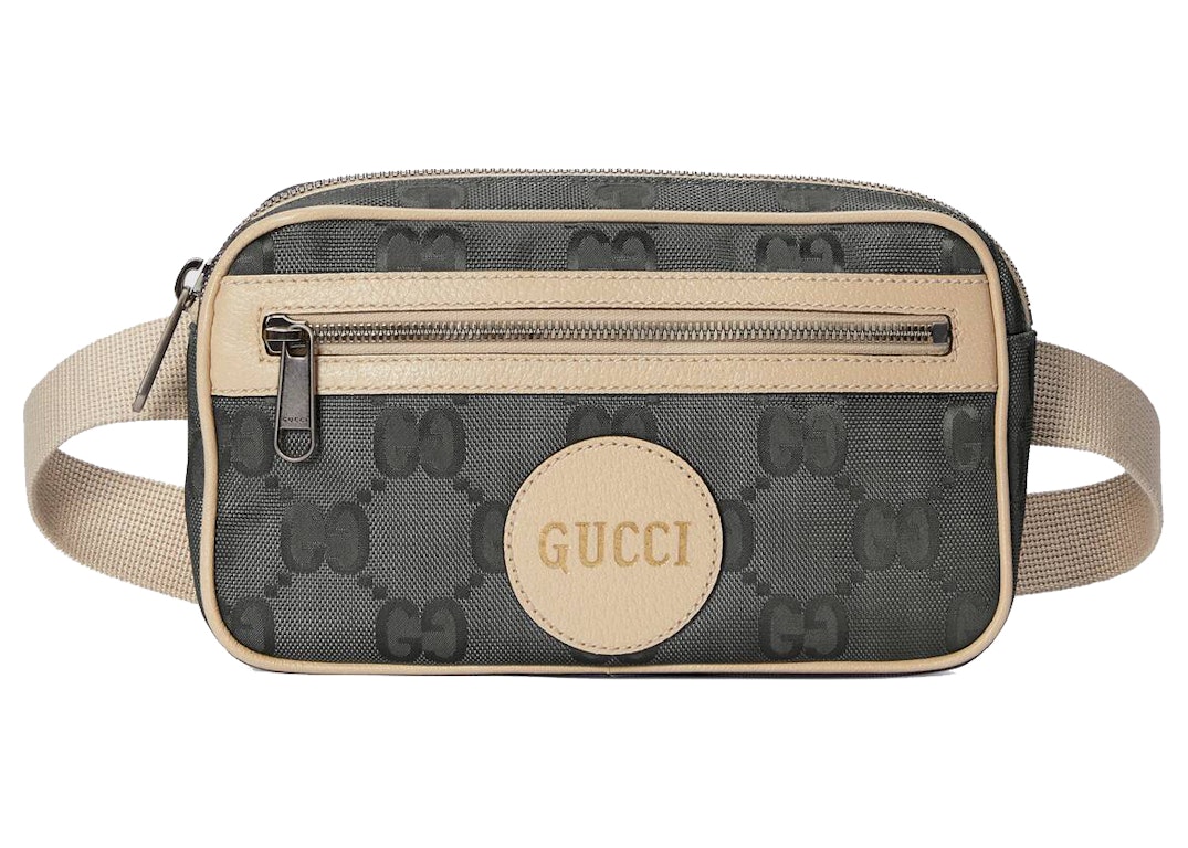 Pre-owned Gucci Off The Grid Gg Belt Bag Dark Grey