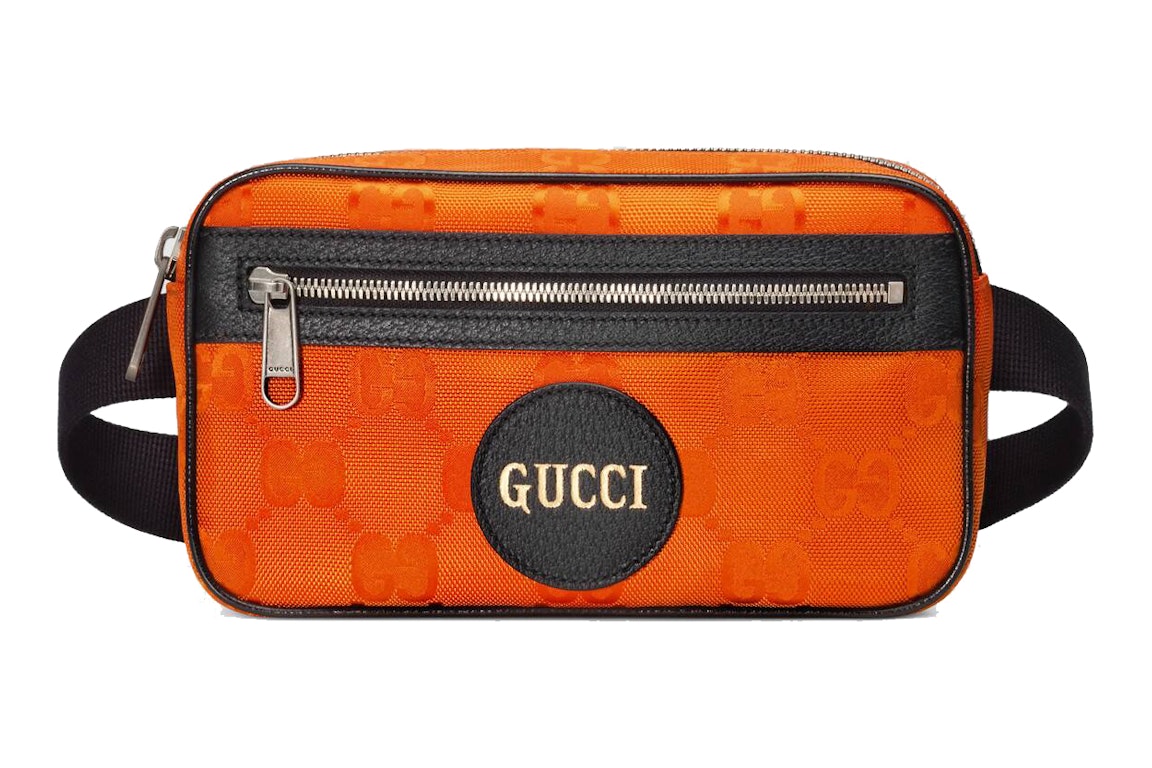 Pre-owned Gucci Off The Grid Gg Belt Bag Orange