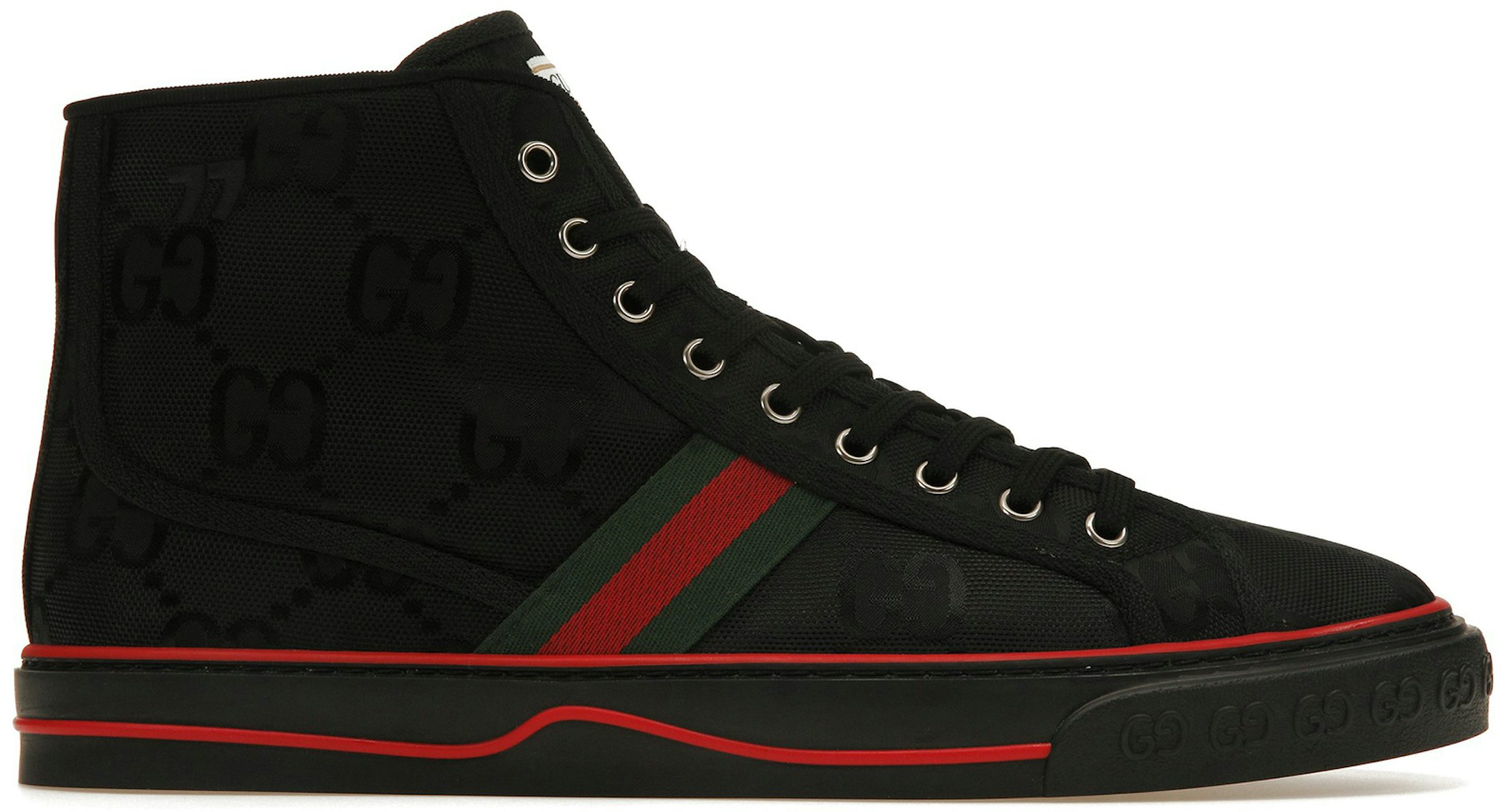 Gucci Double GG Red Bottom Sneaker Limited Edition Snake Skin