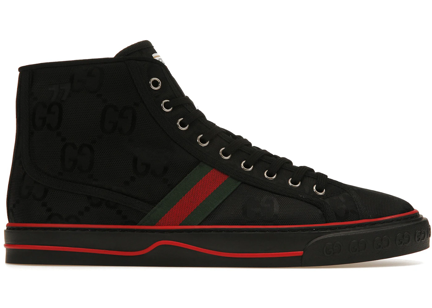 Gucci Off The Grid High Top Black GG Men's 628717 H9H80 1074 US