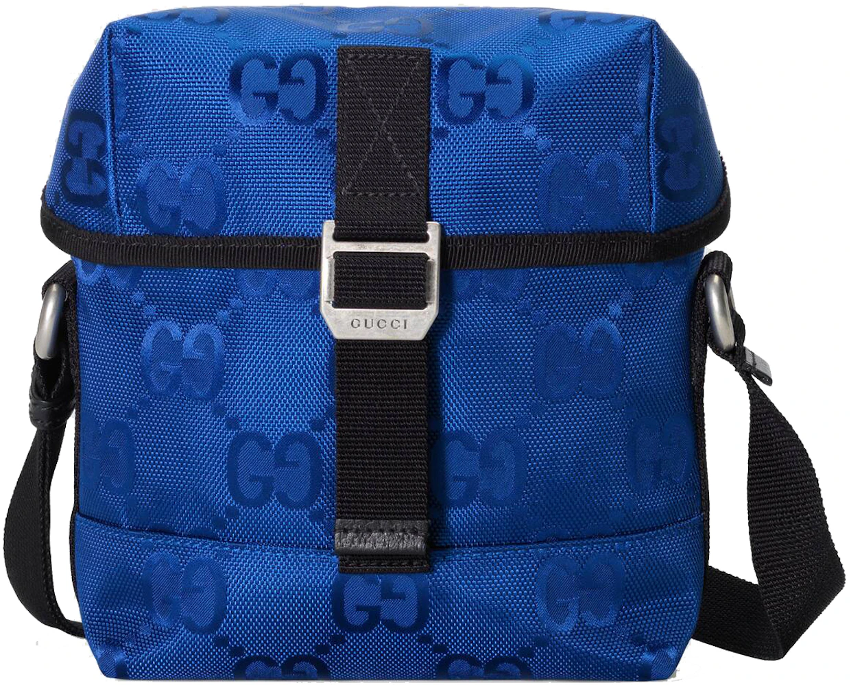 Gucci Econyl Nylon Monogram Off The Grid Messenger Bag Black 643858 – Queen  Bee of Beverly Hills