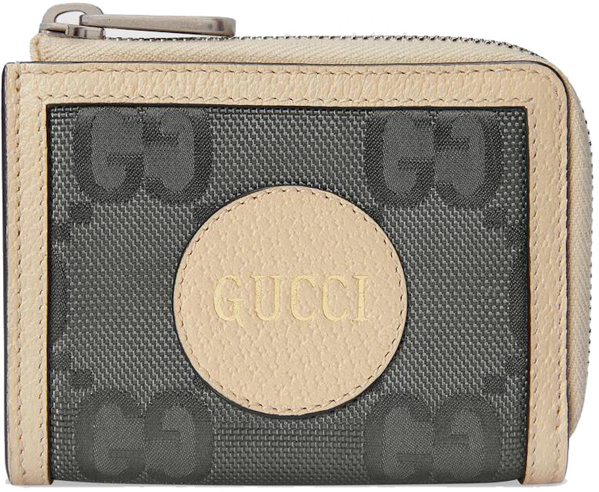 New Gucci Off The Grid Mini Bifold Wallet Dark Grey