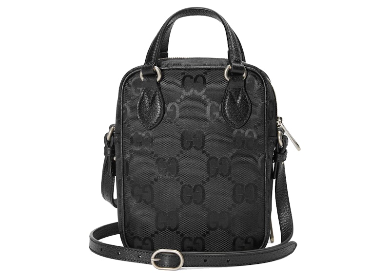 Gucci Off The Grid Shoulder Bag Black in Econyl Nylon with 