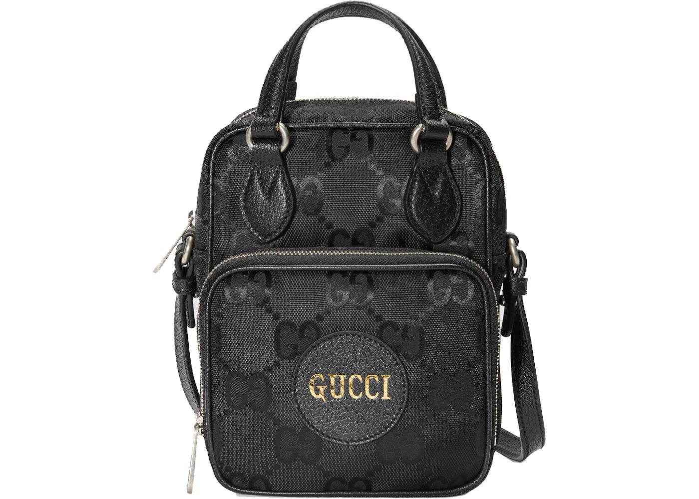 Gucci Off The Grid Shoulder Bag Black in Econyl Nylon with