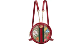 Gucci Ophidia Backpack GG Flora Mini Red