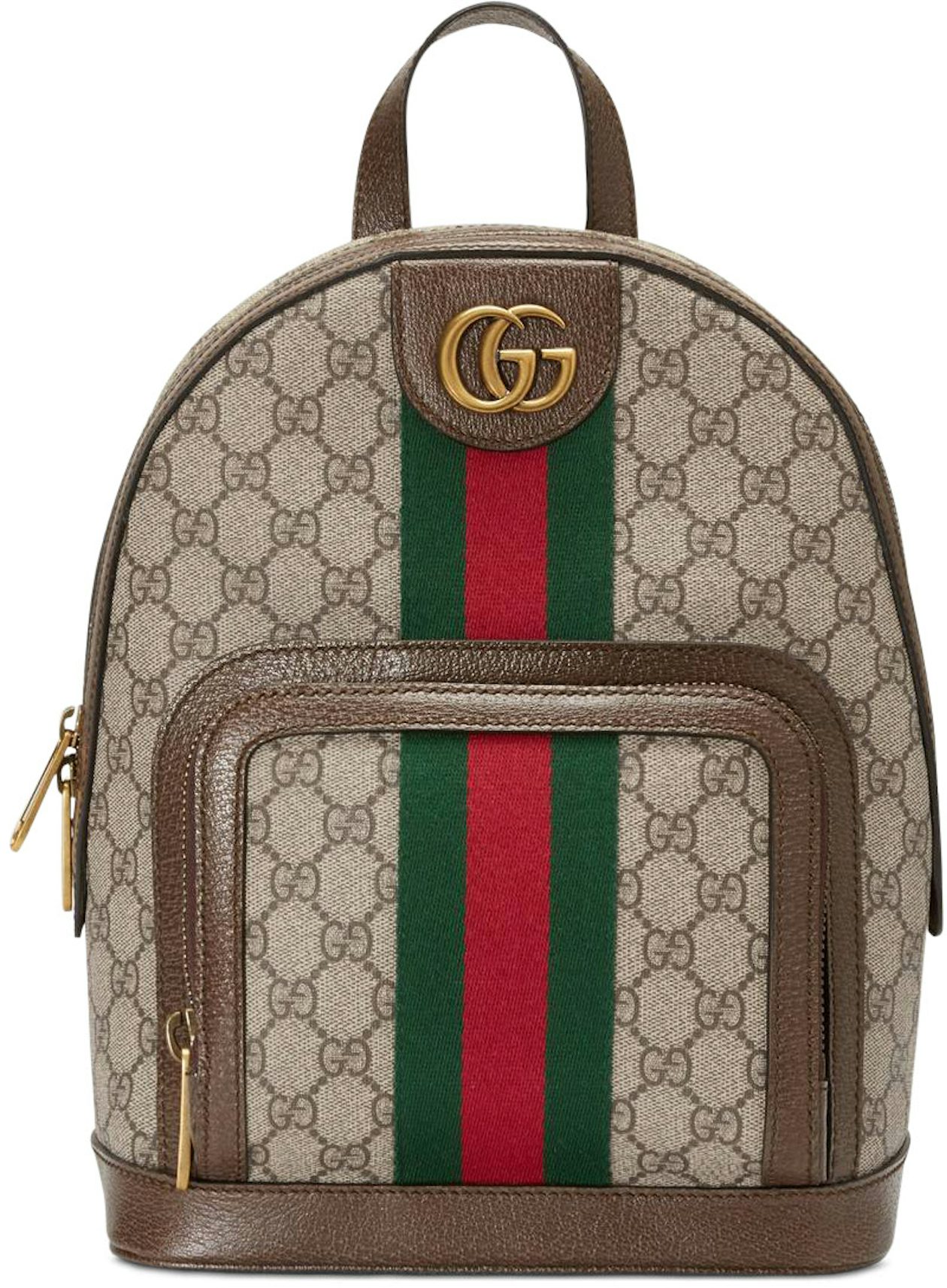 GUCCI GG Supreme Monogram Textured Dollar Calfskin Web Small Ophidia Day  Backpack Beige Blue Black 1300487