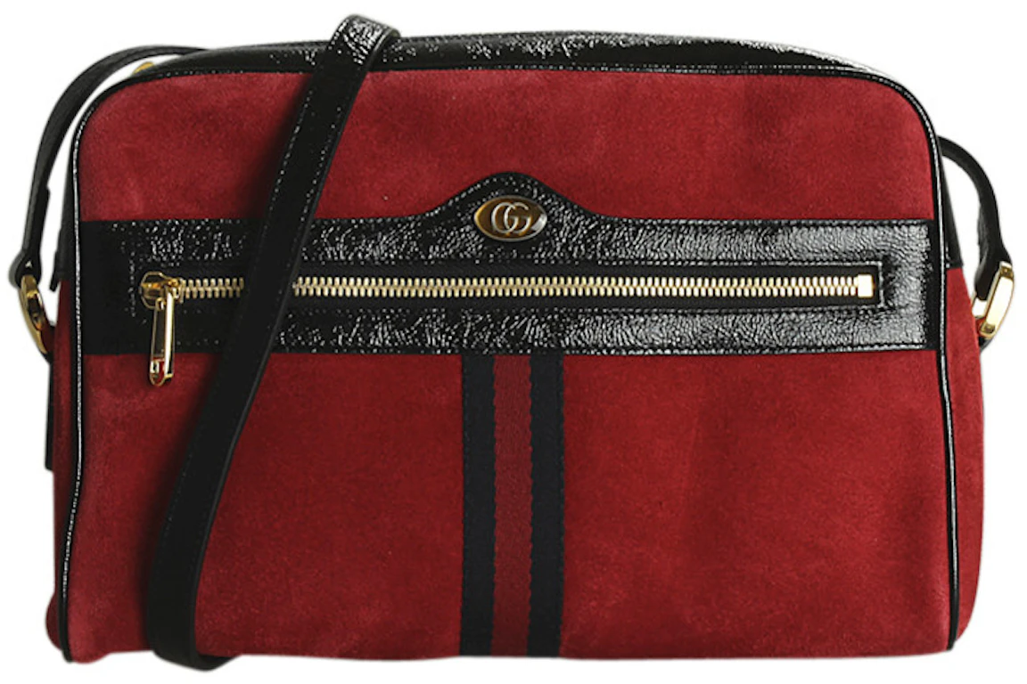 Gucci Ophidia Bag Small Suede Red