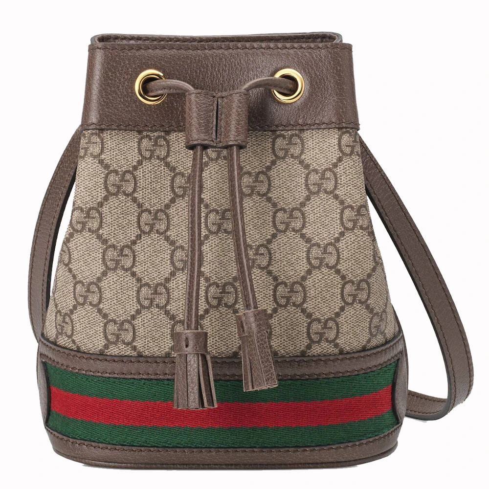 Gucci Ophidia GG Shoulder Bag Small Beige/Ebony in Canvas/Leather with  Gold-tone - US