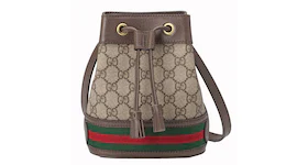 Gucci Ophidia Bucket Bag GG Supreme Mini Beige/Ebony