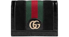 Gucci Ophidia Card Case Suede Black