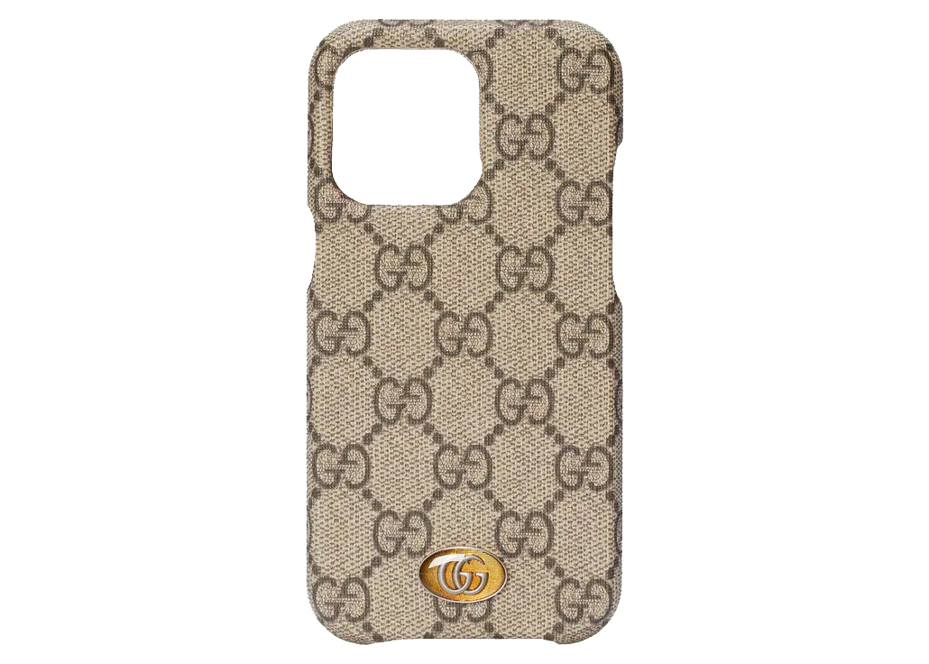 Gucci Ophidia Case for iPhone 13 Pro Beige/Ebony