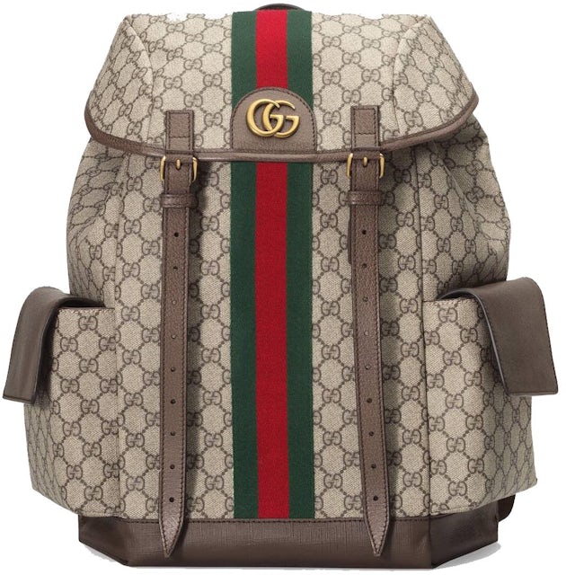 Gucci Jumbo GG Backpack - Brown