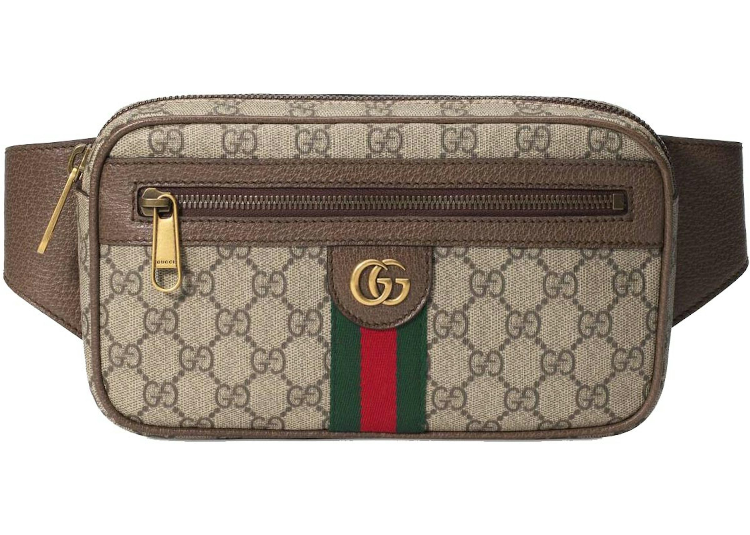 Gucci Ophidia GG Belt Bag Medium Beige/Ebony