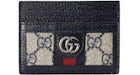 Gucci Ophidia GG Card Case Beige/Blue