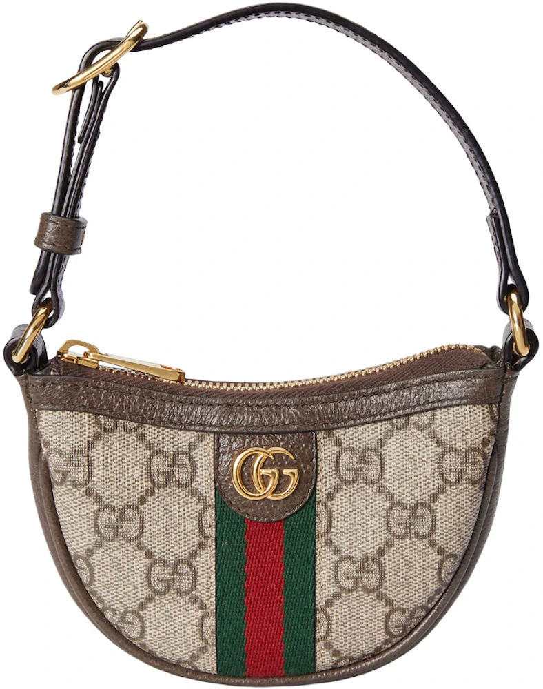 Gucci Brown GG Supreme Canvas Web Tote Gold Hardware Available For