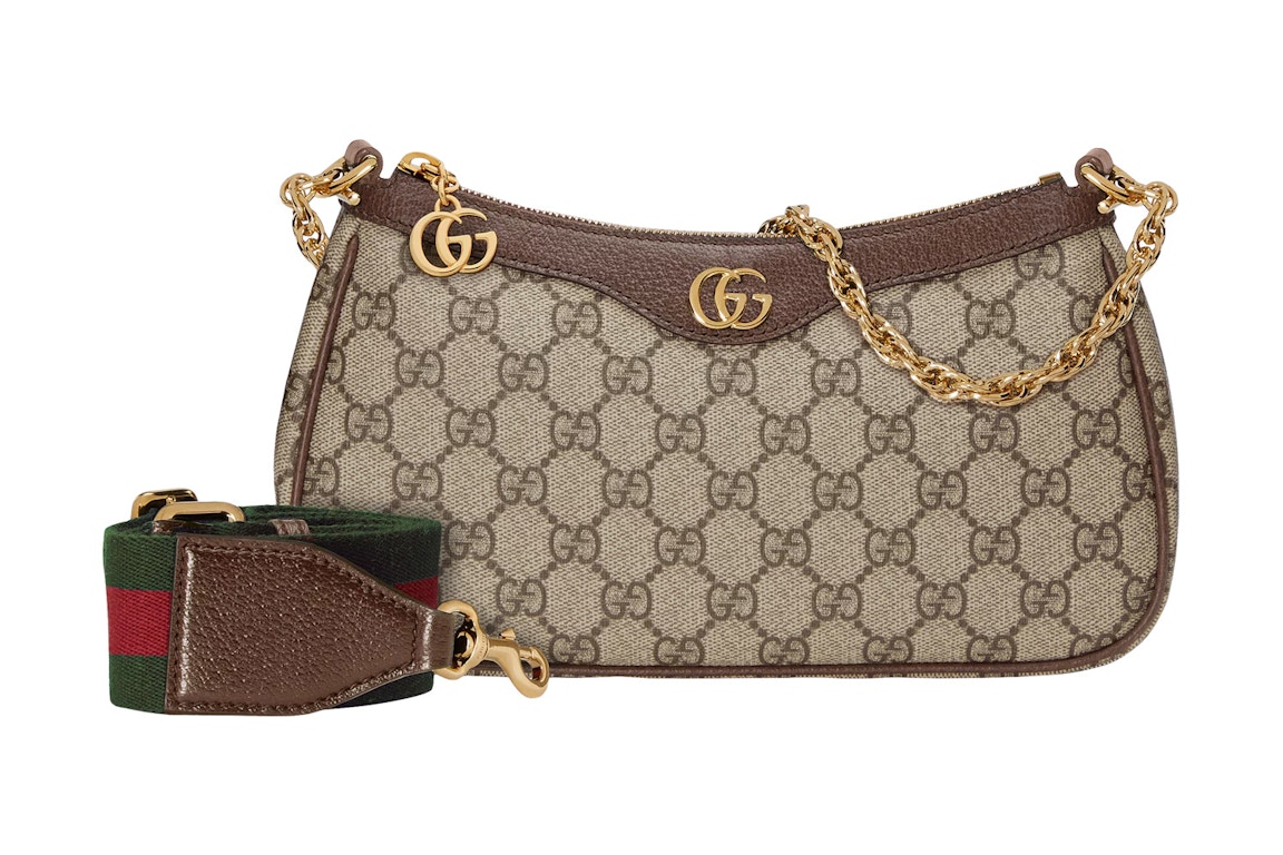 Click to view more detailed imagery on our partner's website Pre-owned Gucci Ophidia Gg Small Handbag Beige/ebony