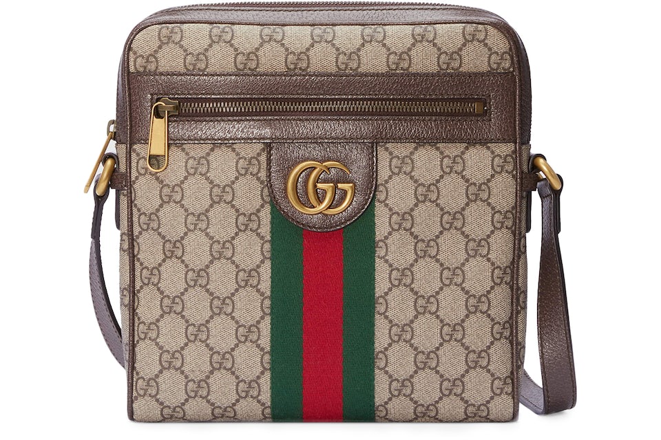 Gucci GG Crossbody Bag Guccissima Black in Leather with Gold-tone - US