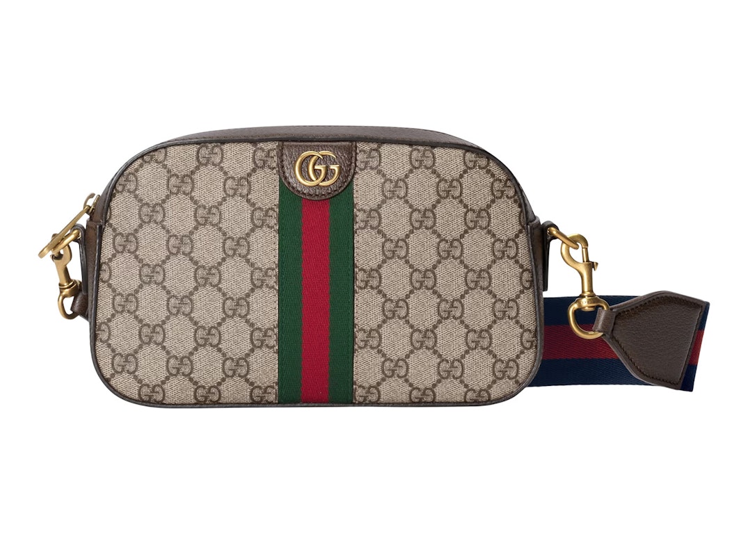 Pre-owned Gucci Ophidia Gg Small Shoulder Bag Beige/ebony
