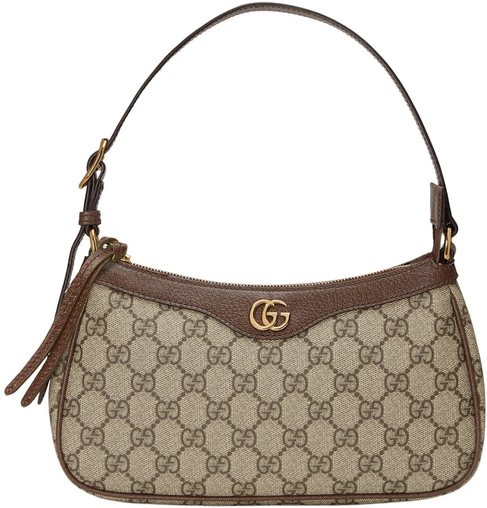 Gucci GG Supreme Monogram Small Hobo Bag Green