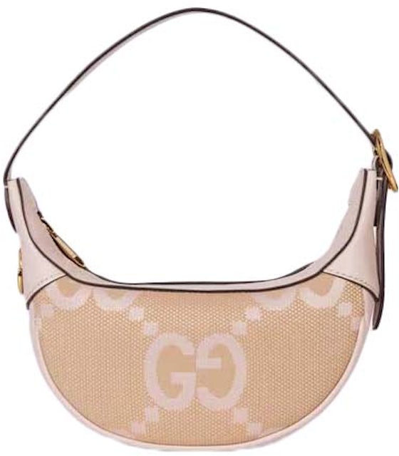 Gucci Ophidia Small GG Canvas & Leather Hobo Bag in Pink