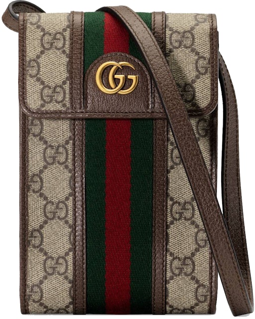 Gucci Ophidia GG Shoulder Bag in Beige Ebony