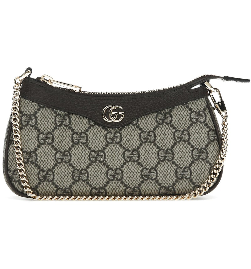 Gucci Ophidia Mini Bag Beige in Canvas with Gold-tone US