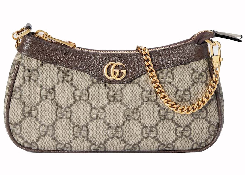 Gucci Ophidia Mini Bag Beige in Canvas with Gold tone US