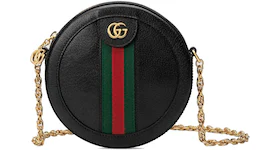 Gucci Ophidia Round Shoulder Bag Mini Black