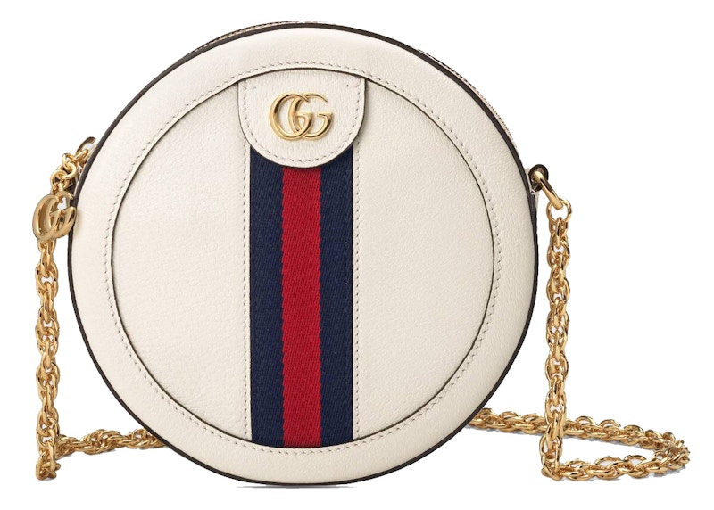 gucci white round bag