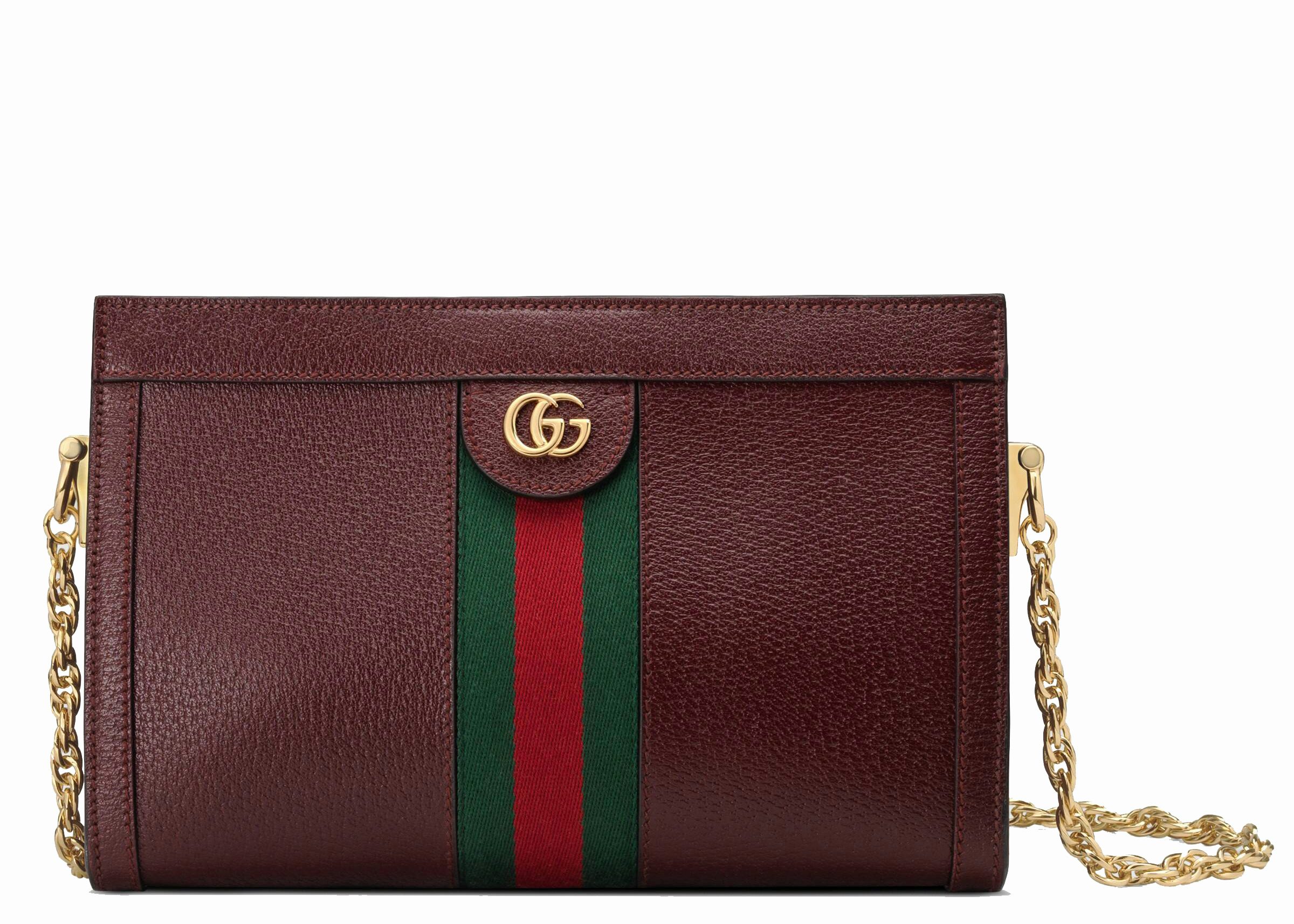 Auth GUCCI Ophidia GG Small Shoulder Bag 503877 Beige Green Red