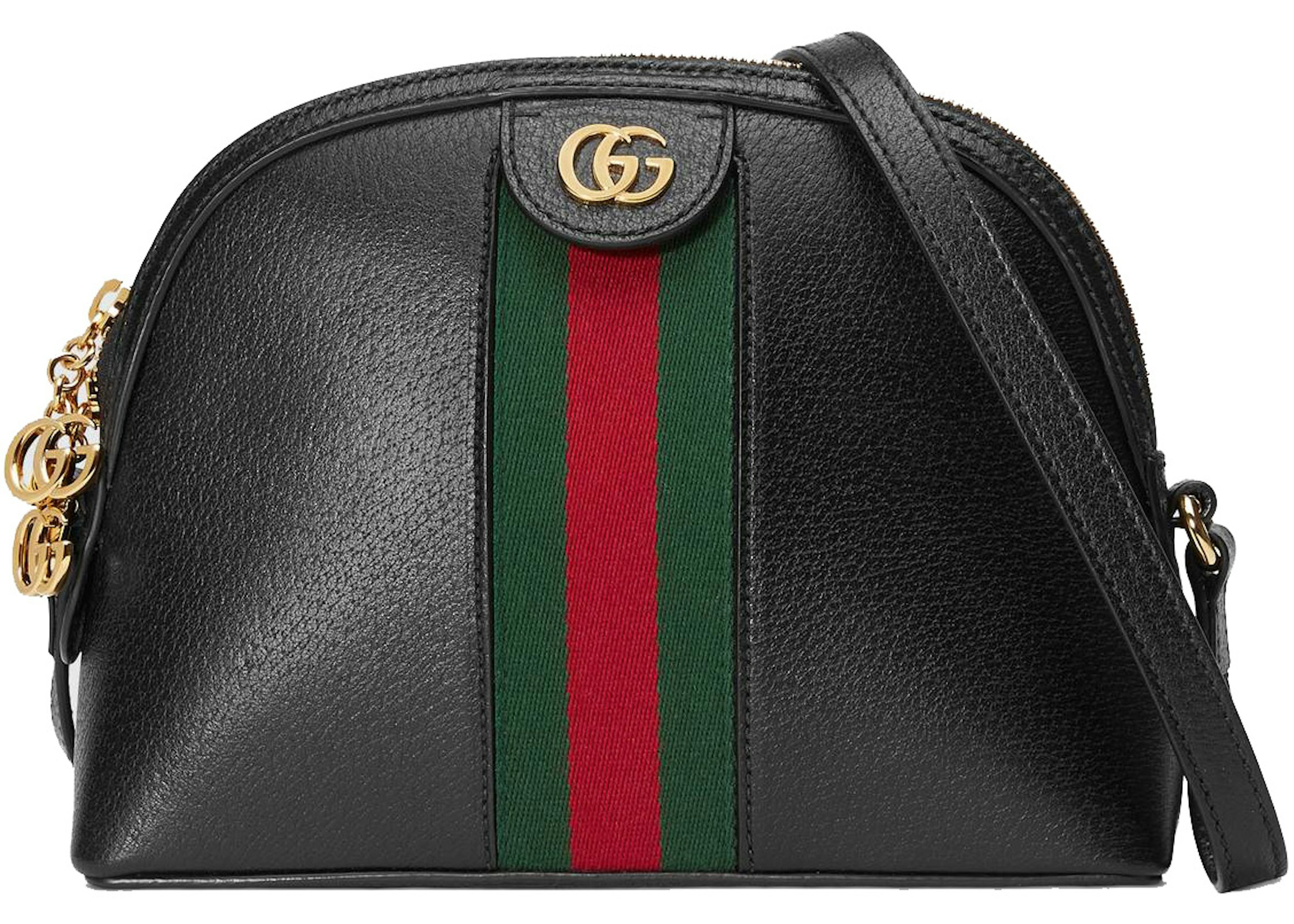firma Aptitud subterraneo Gucci Ophidia Shoulder Bag Small Black in Leather with Gold-tone - US