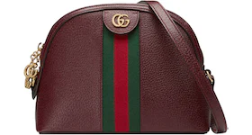 Gucci Ophidia Shoulder Bag Small Burgundy