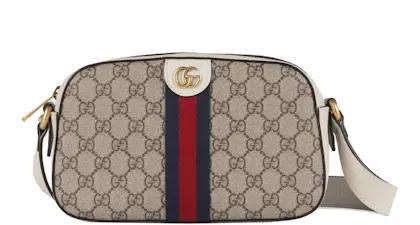 Gucci Belt Bag Ophidia Monogram GG Supreme Small Brown in Coated Canvas ...