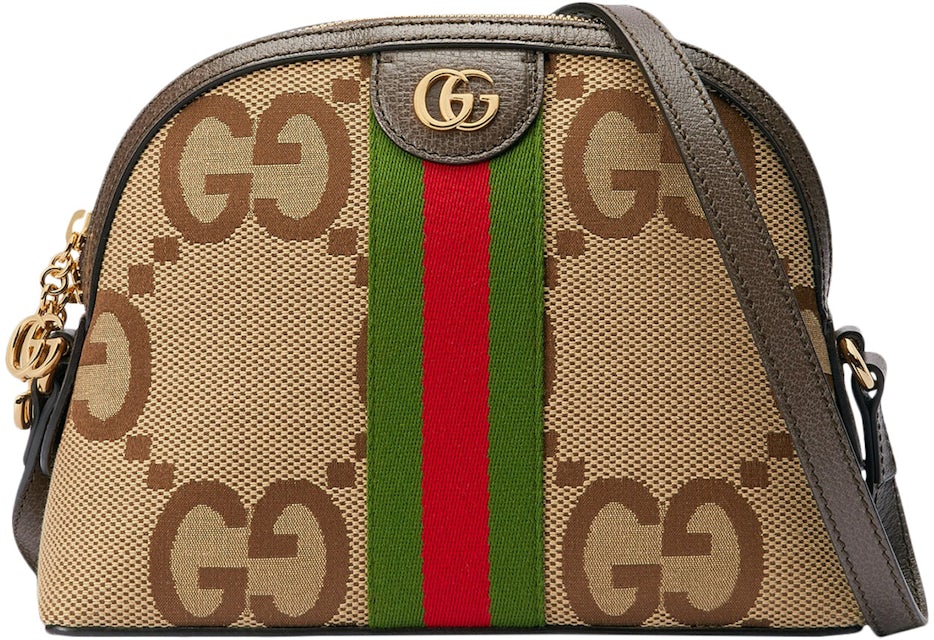 Gucci Small Ophidia GG Supreme Top Handle Bag Ebony