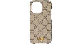 Gucci Ophidia iPhone 13 Pro Max Case Beige/Ebony