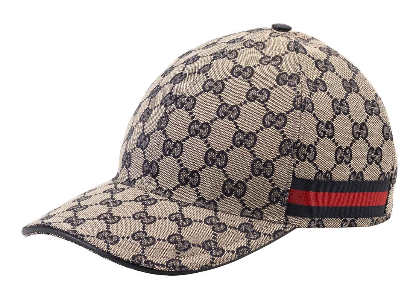 Gucci Original GG Canvas Baseball Hat with Web Beige/Blue in 