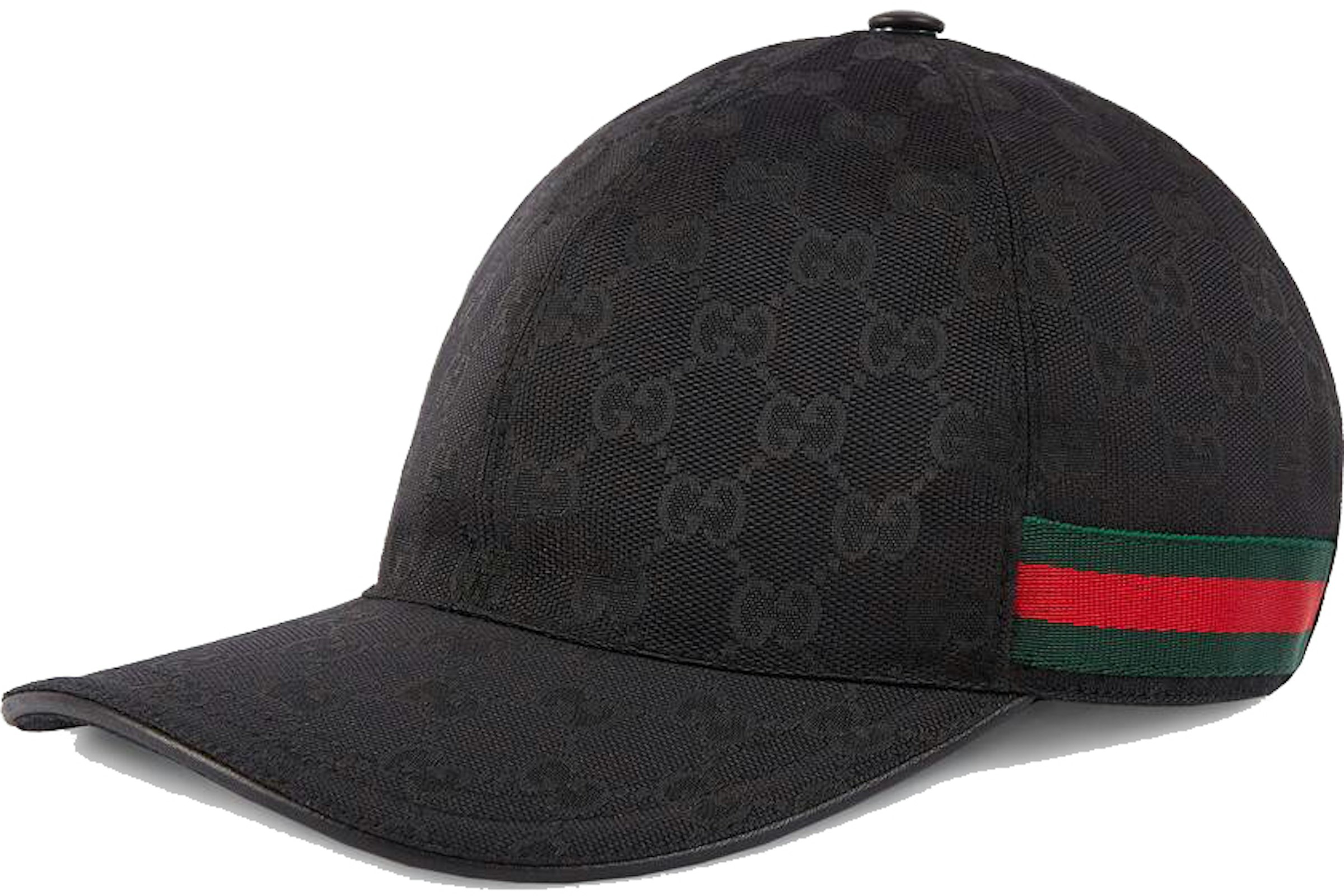 Amorous Saga barrikade Gucci Original GG Canvas Baseball Hat with Web Black in Canvas - US