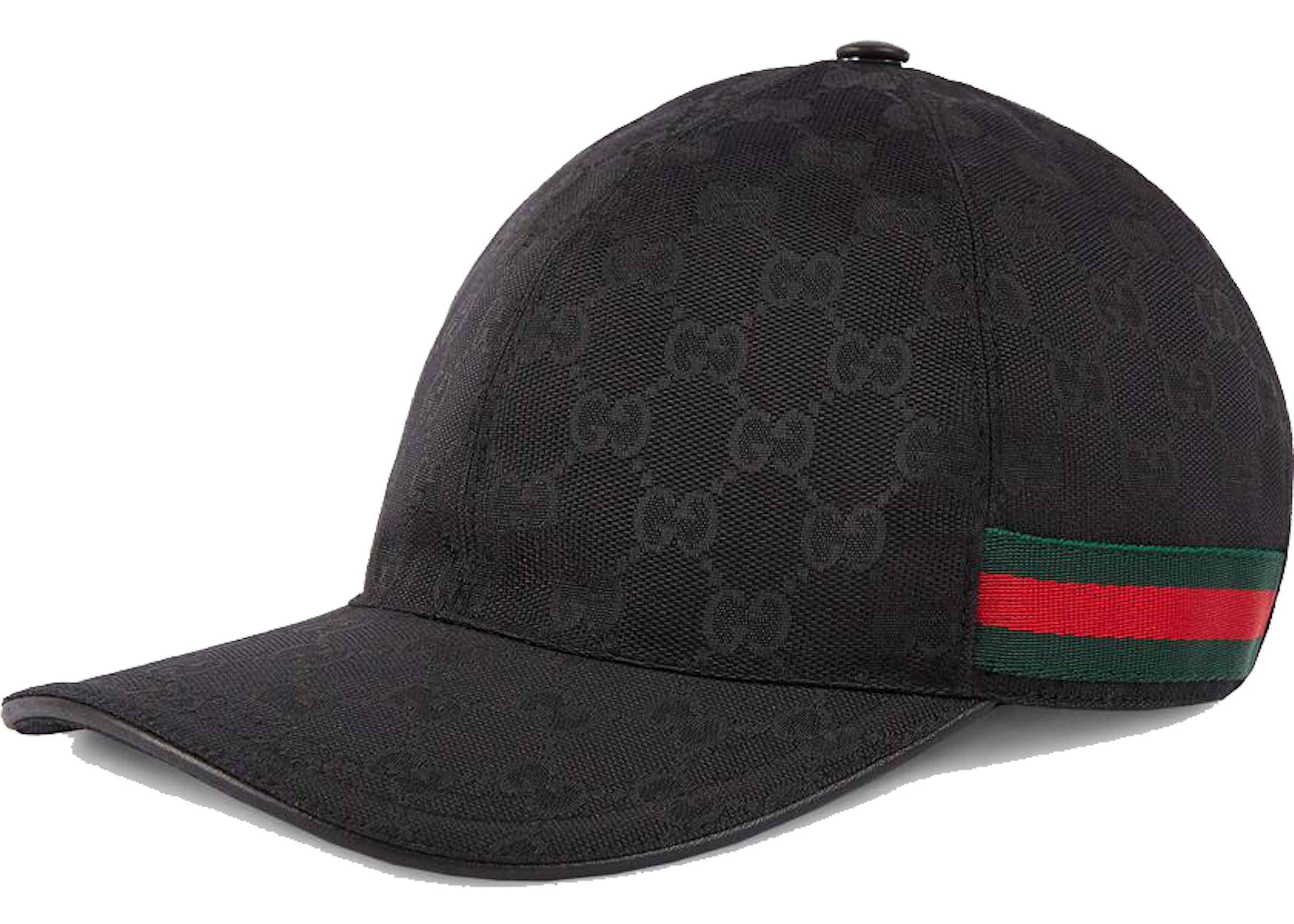 Land JEP consultant Gucci Original GG Canvas Baseball Hat with Web Black in Canvas - US