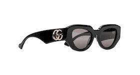 Gucci Oval Sunglasses Black (GG1421S-001-FR)